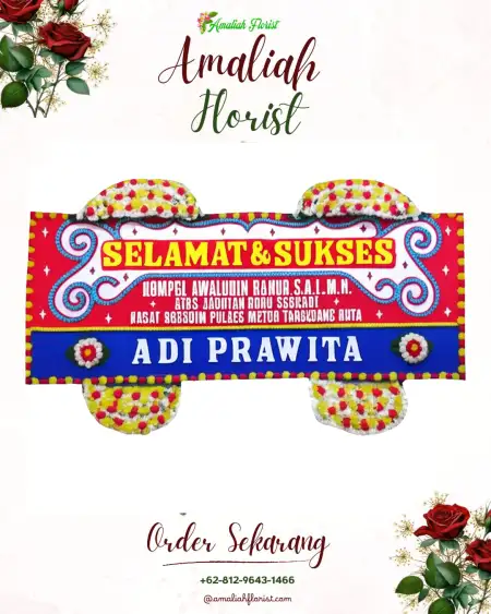 Papan Bunga Ucapan Selamat Kaliasri